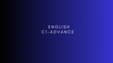 ENGLISH C1- Advance