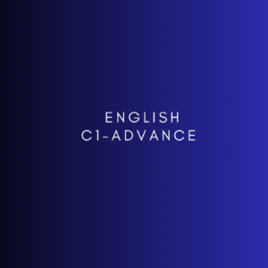 ENGLISH C1- Advance